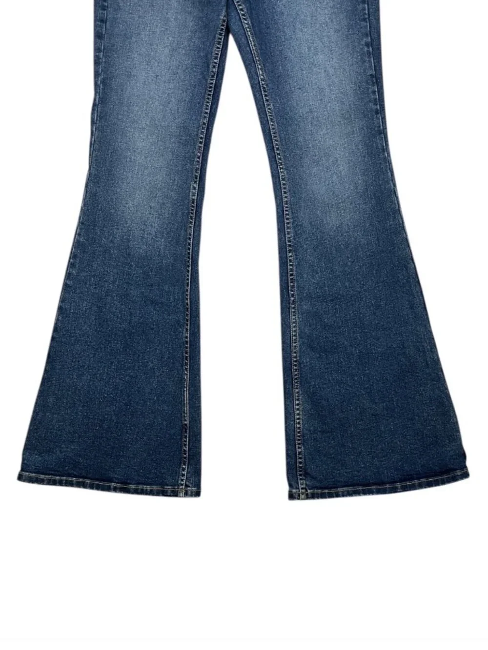 Free People We The Free CRVY Robyn High Rise Flare Jeans 27 Spokane - Picture 9 of 12